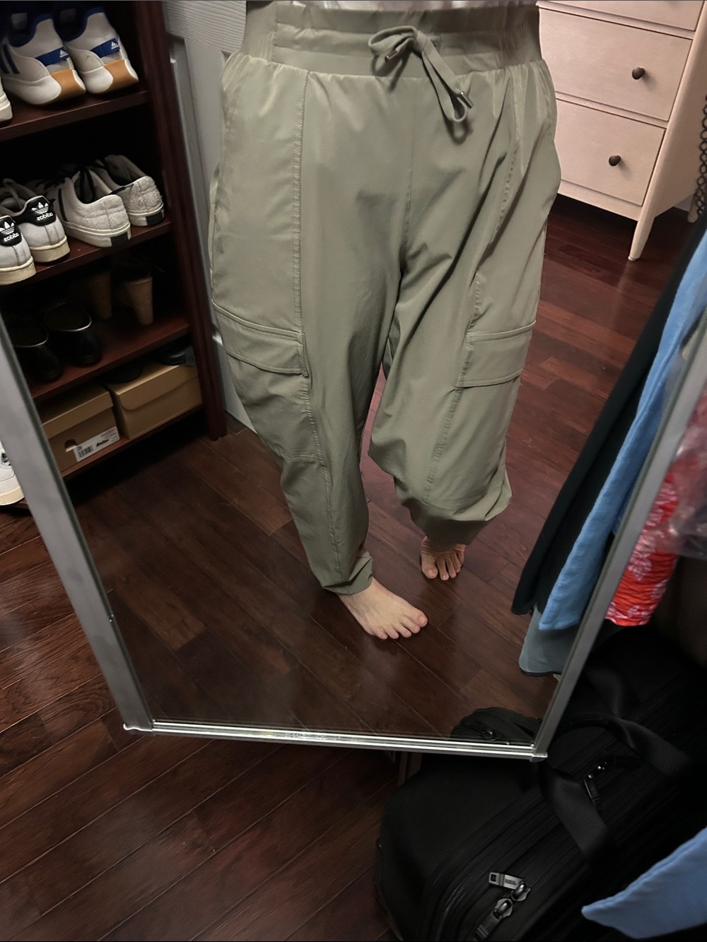 Avia Women’s  Light Olive Cargo Jogger Pants